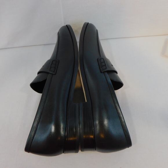 Coach Declan Leather Black Loafers Men's Size 11.5 New In Box - Picture 4 of 9